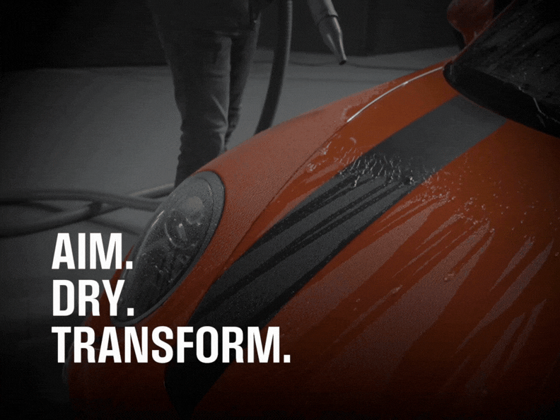 Aim. Dry. Transform.