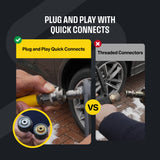 Active™ 50’ Pressure Washer Extension Hose – 5/16 Steel Braided